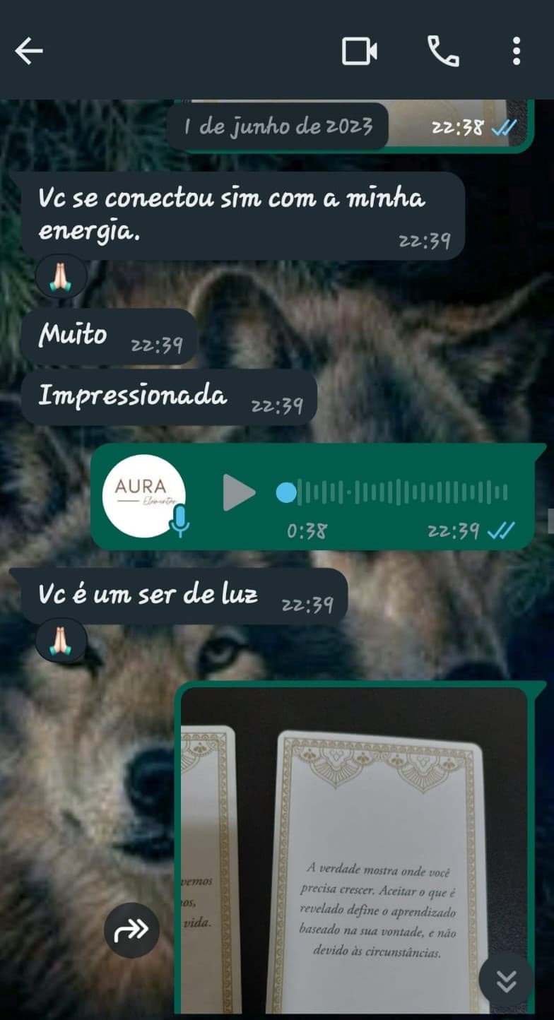 Feedback printscreen from whatsapp