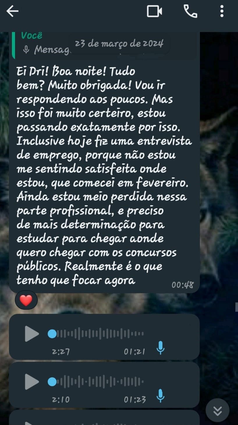 Feedback printscreen from whatsapp