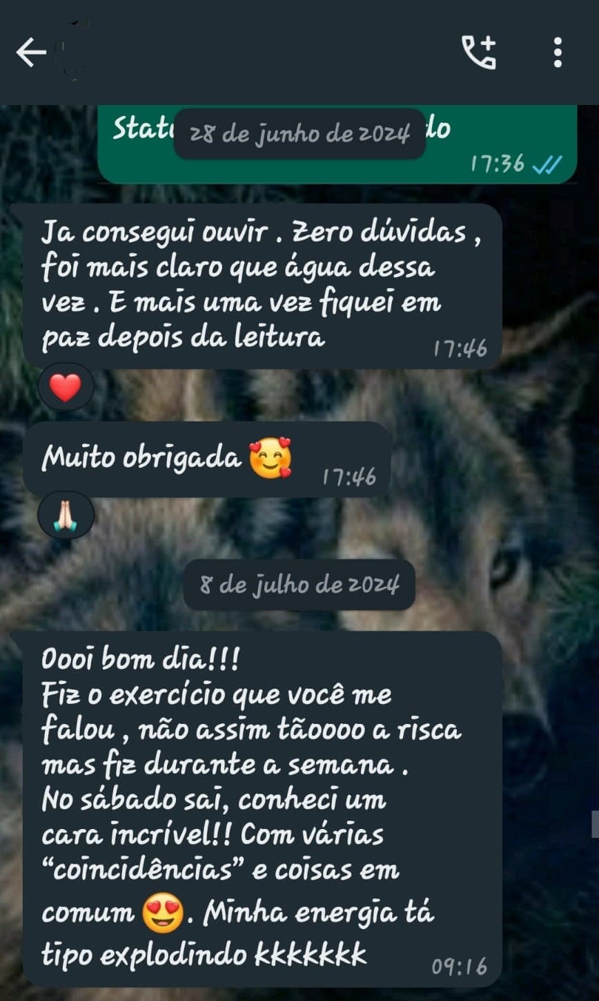 Feedback printscreen from whatsapp