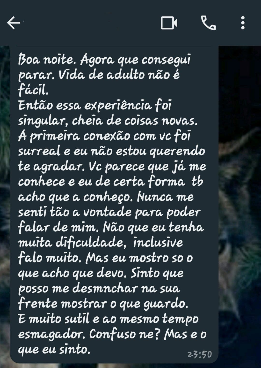 Feedback printscreen from whatsapp