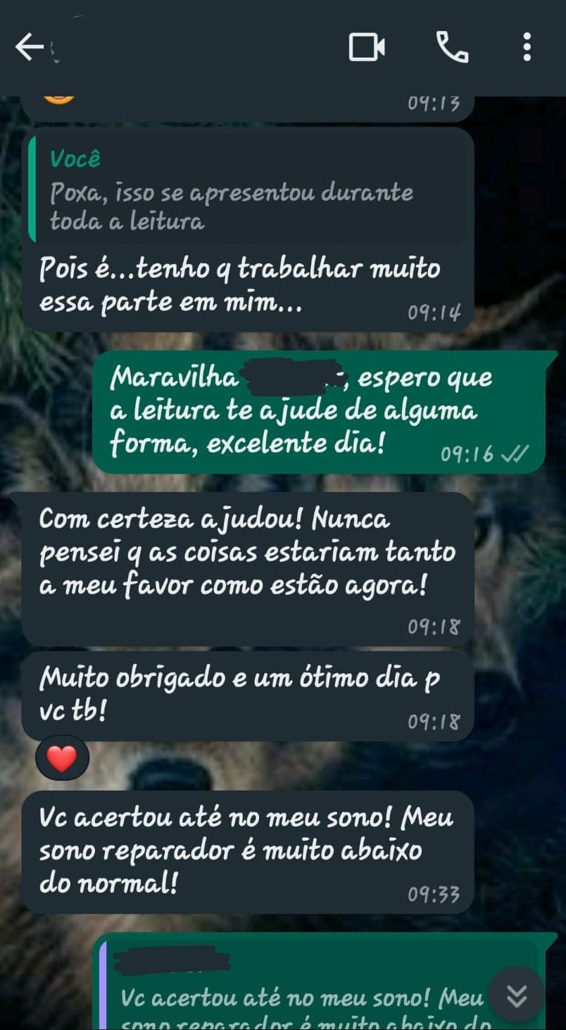 Feedback printscreen from whatsapp