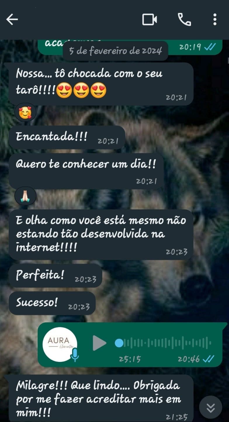 Feedback printscreen from whatsapp