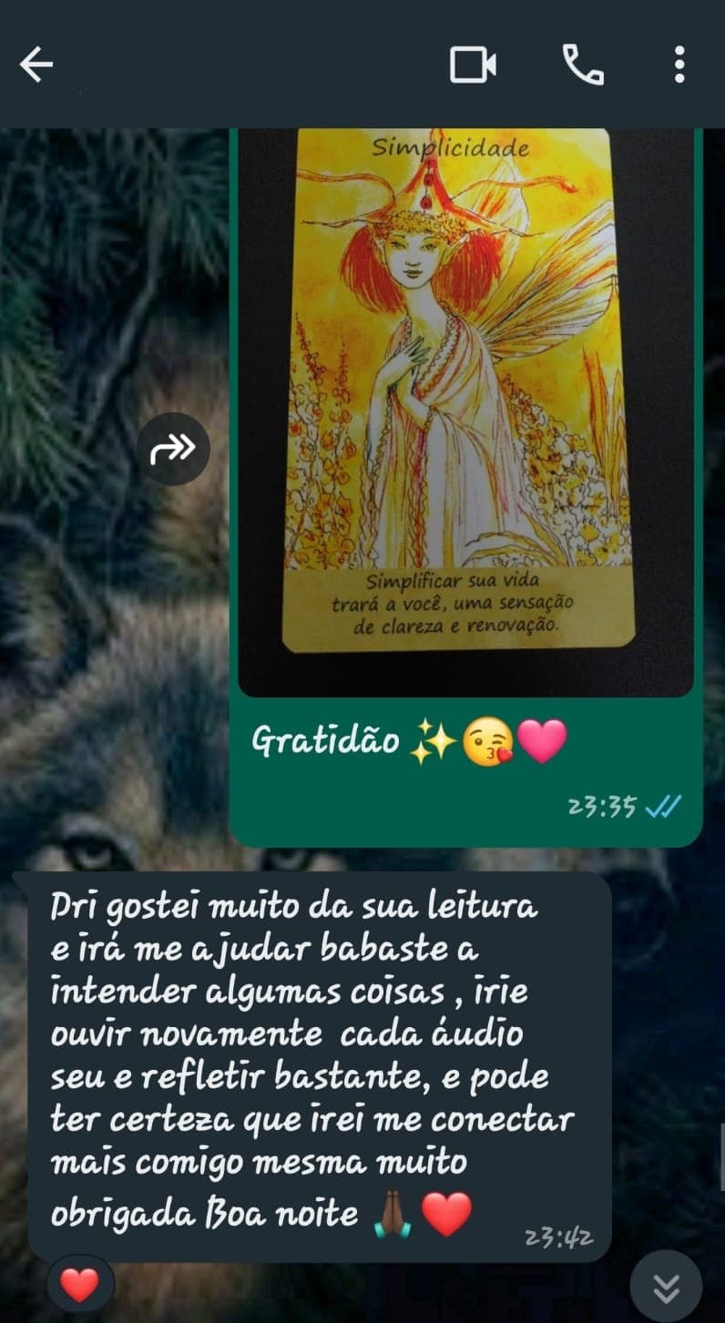 Feedback printscreen from whatsapp